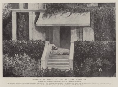 Ex-Präsident Steyn in Clarens, in der Nähe von Montreux von Henry Charles Seppings Wright